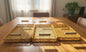 Wooden Serving Tray Set of 3 – Multipurpose Nesting Trays for Kitchen, Dining & Home Décor