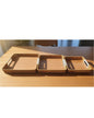 Wooden Serving Tray Set of 3 – Multipurpose Nesting Trays for Kitchen, Dining & Home Décor