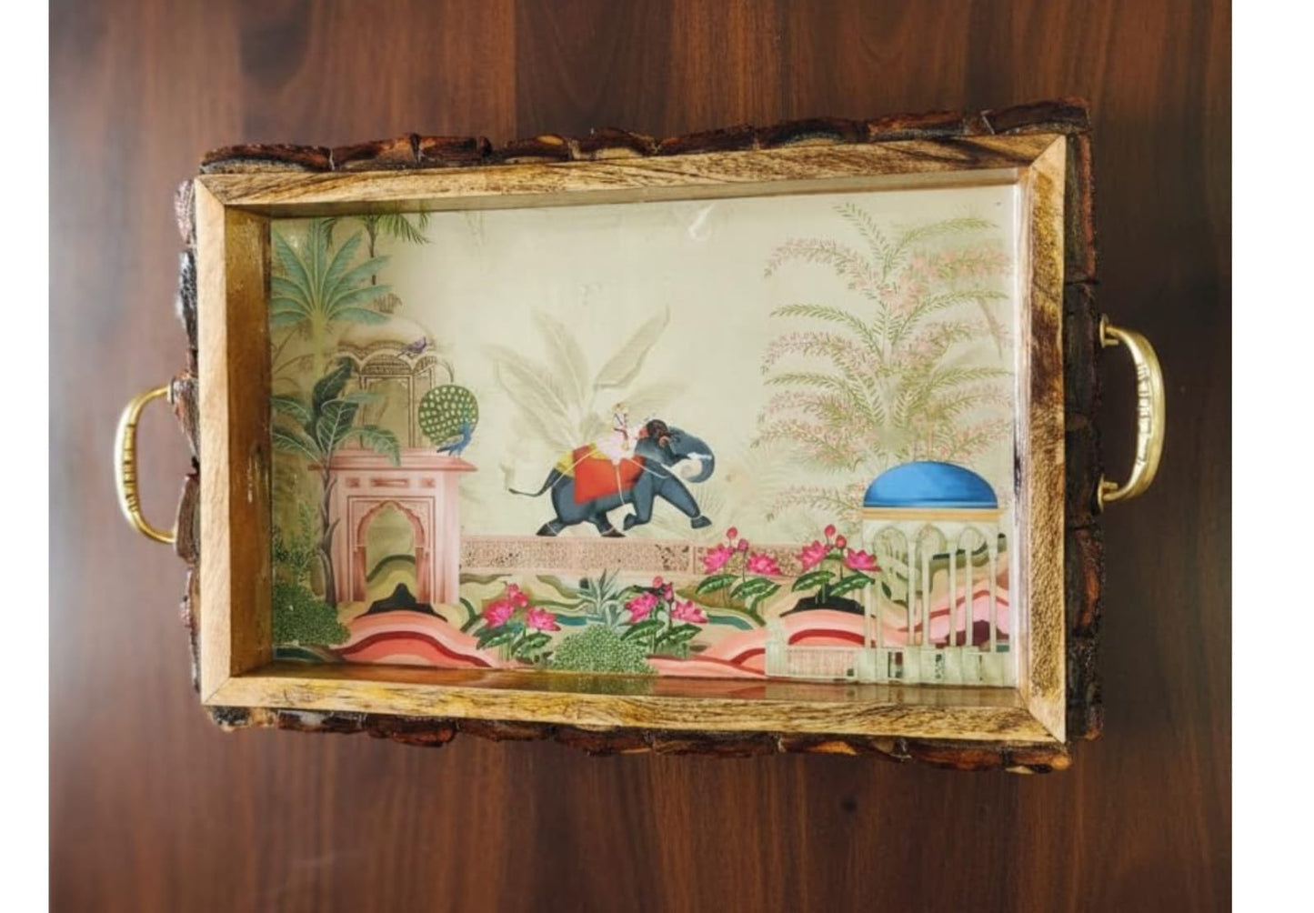 Painted Tea Cup Trays