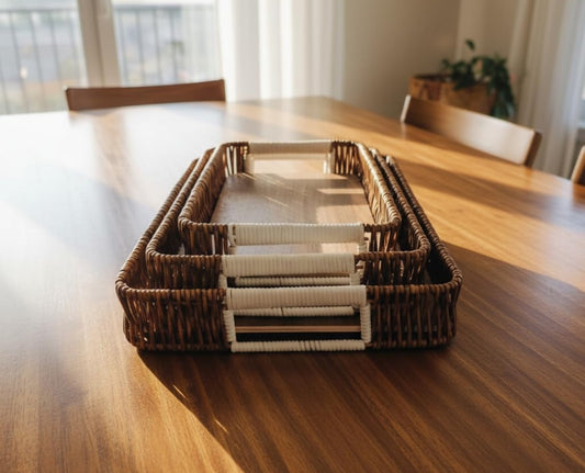 Fabric Tea Cup Trays