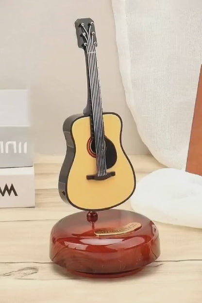 Guitar - Vintage Phonograph Music Box